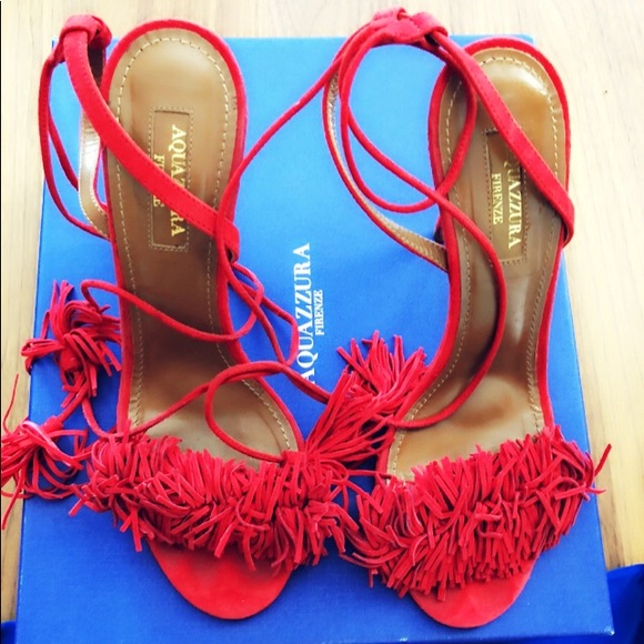 Sold HP🎉Aquazzura suede pumps 👠 - Picture 6 of 8